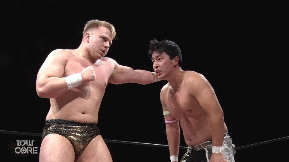 古銅　昇龍　吉田和正作 BJW CORE】2025.10.5板橋 吉田和正 vs 井上彪流【ストロングシングル3
