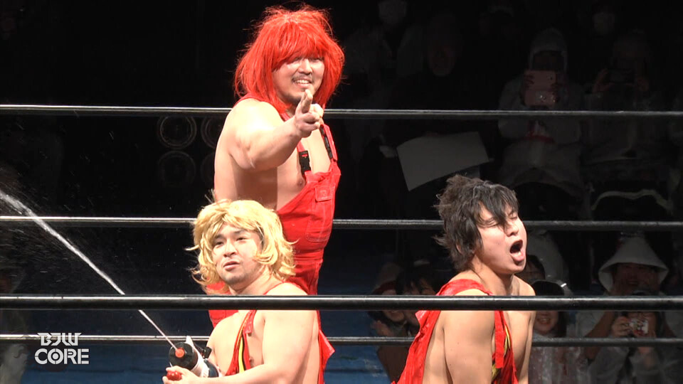 06 岡林裕二&伊東竜二&ツトムオースギ&ヘラクレス千賀 vs バラモンシュウ&バラモンケイ&忍&植木嵩行